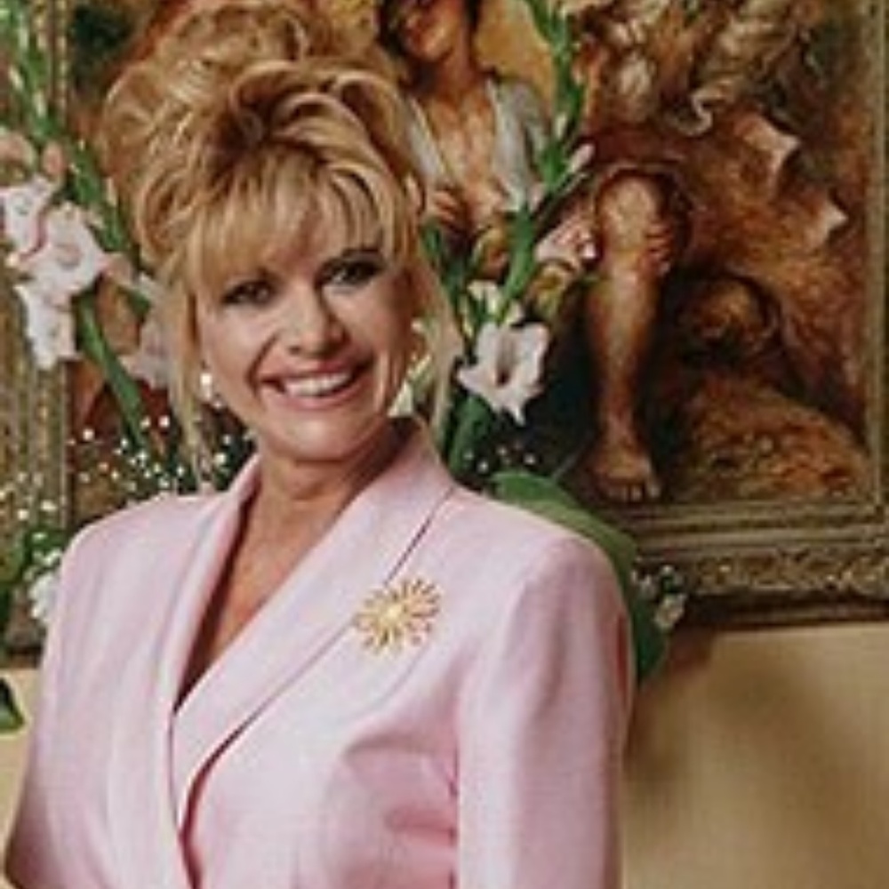 Ivana Trump Sunburst Brooch.